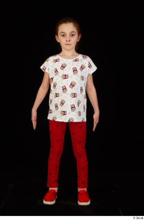 Lilly dressed leggings red shoes standing t shirt trousers whole…